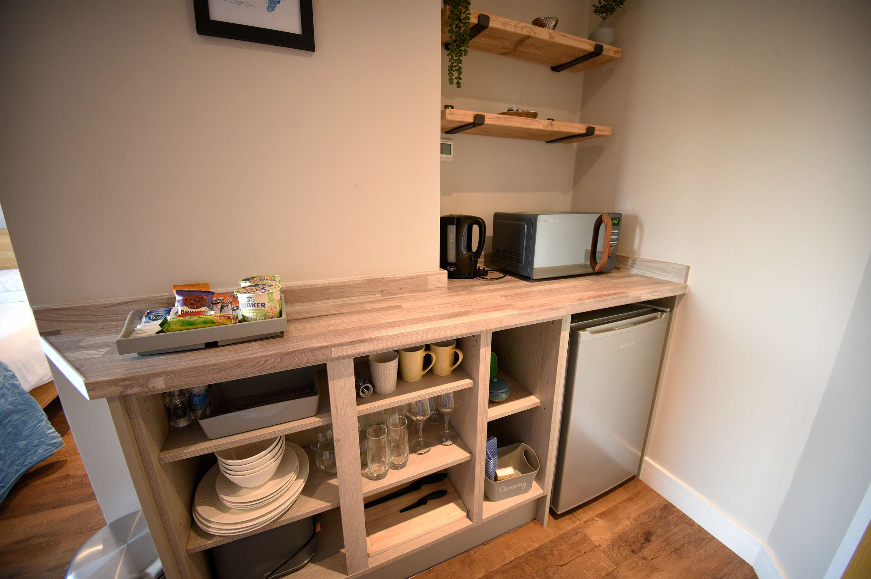 Scorr House self catering accommodation near Portree contains a kitchenette