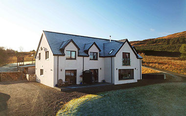 Stay at Scorr House self catering accommodation apartments near Portree with sea views