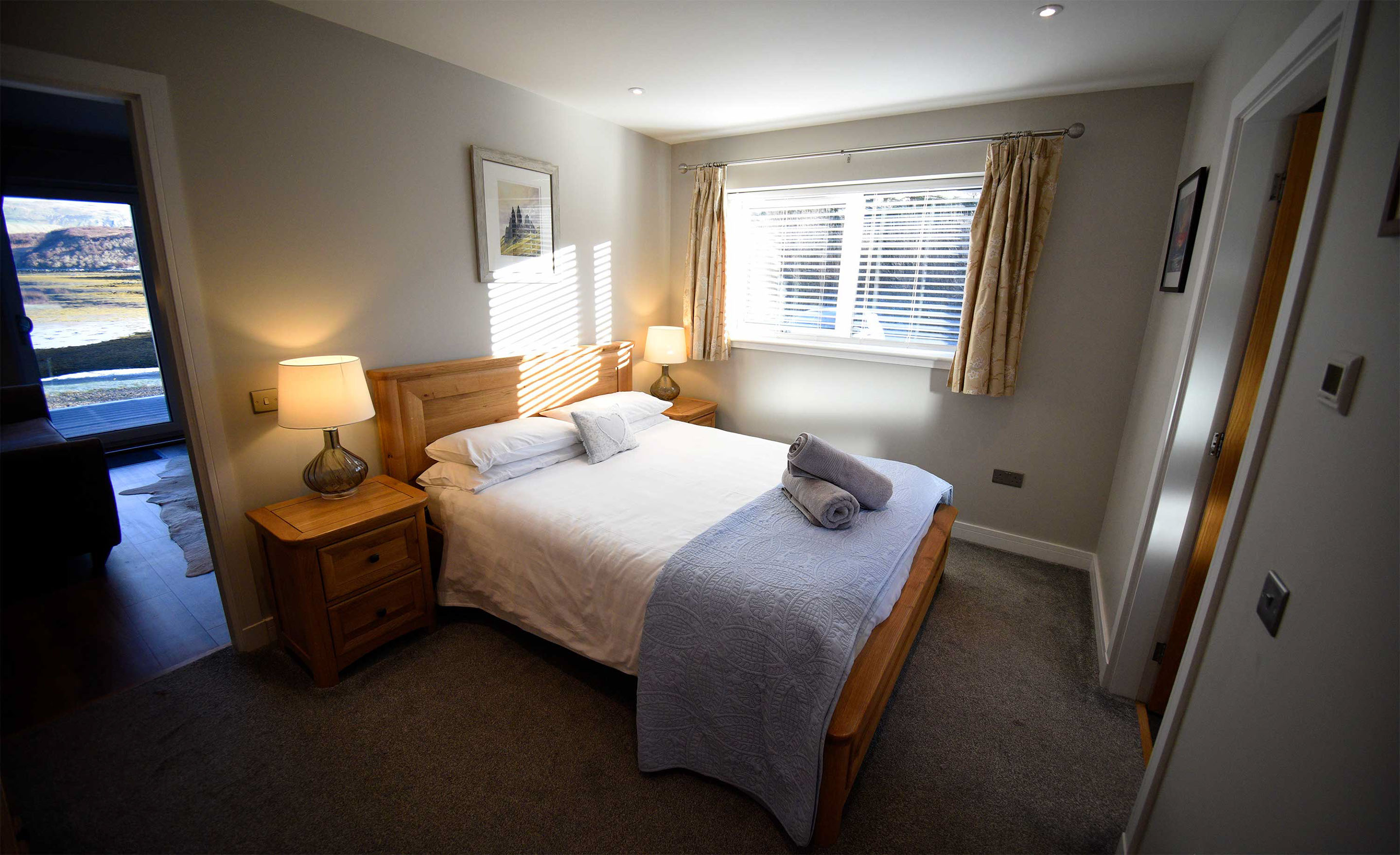 Scorr House self catering accommodation contains king size double beds at our Portree apartments
